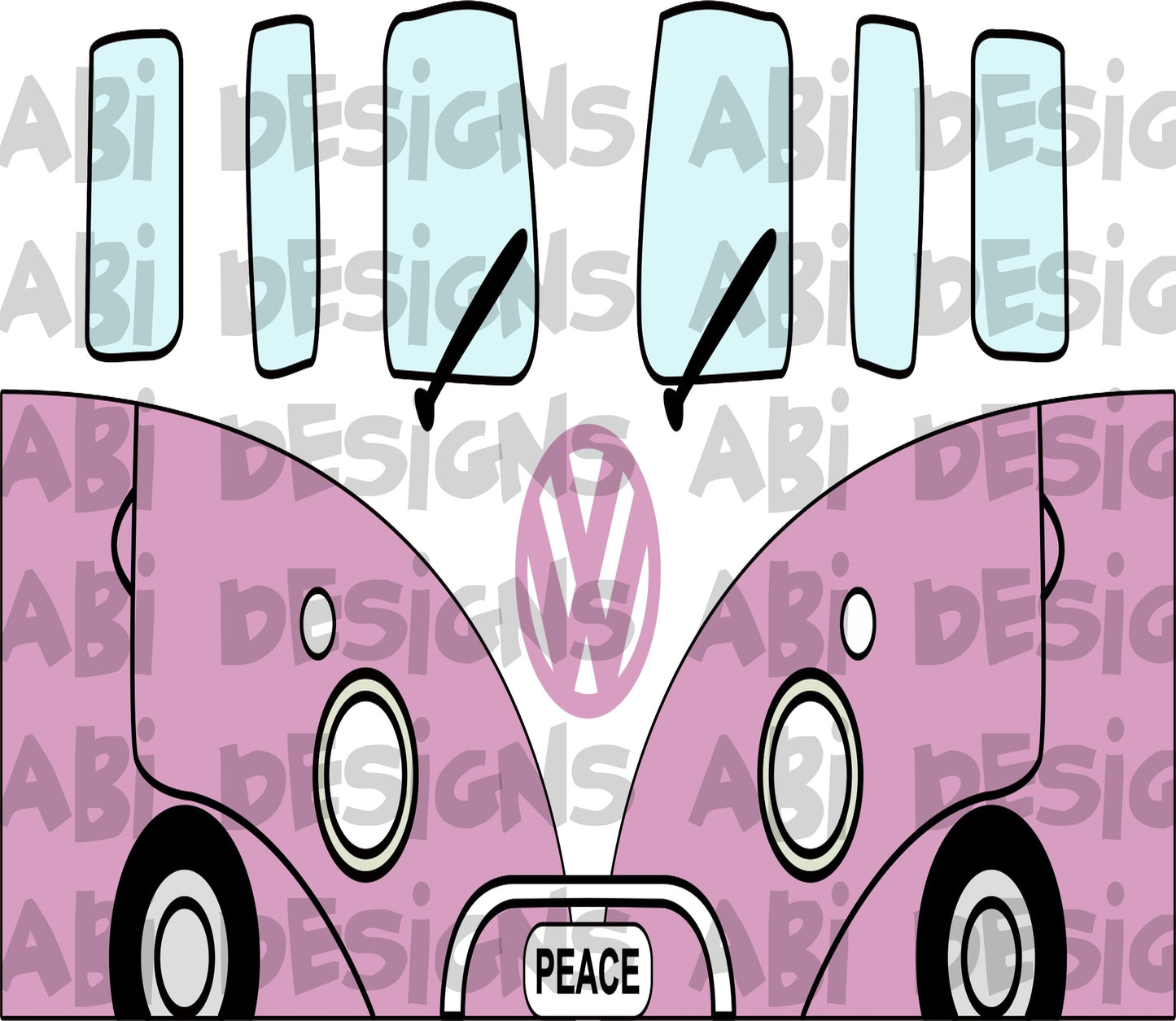 VW front pink-sublimation