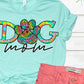 Dog mom tie dye- DTF