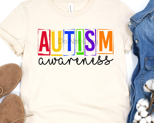 Autism awareness color-DTF