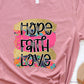 Hope faith love-DTF