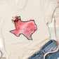 Texas pink glitter-DTF
