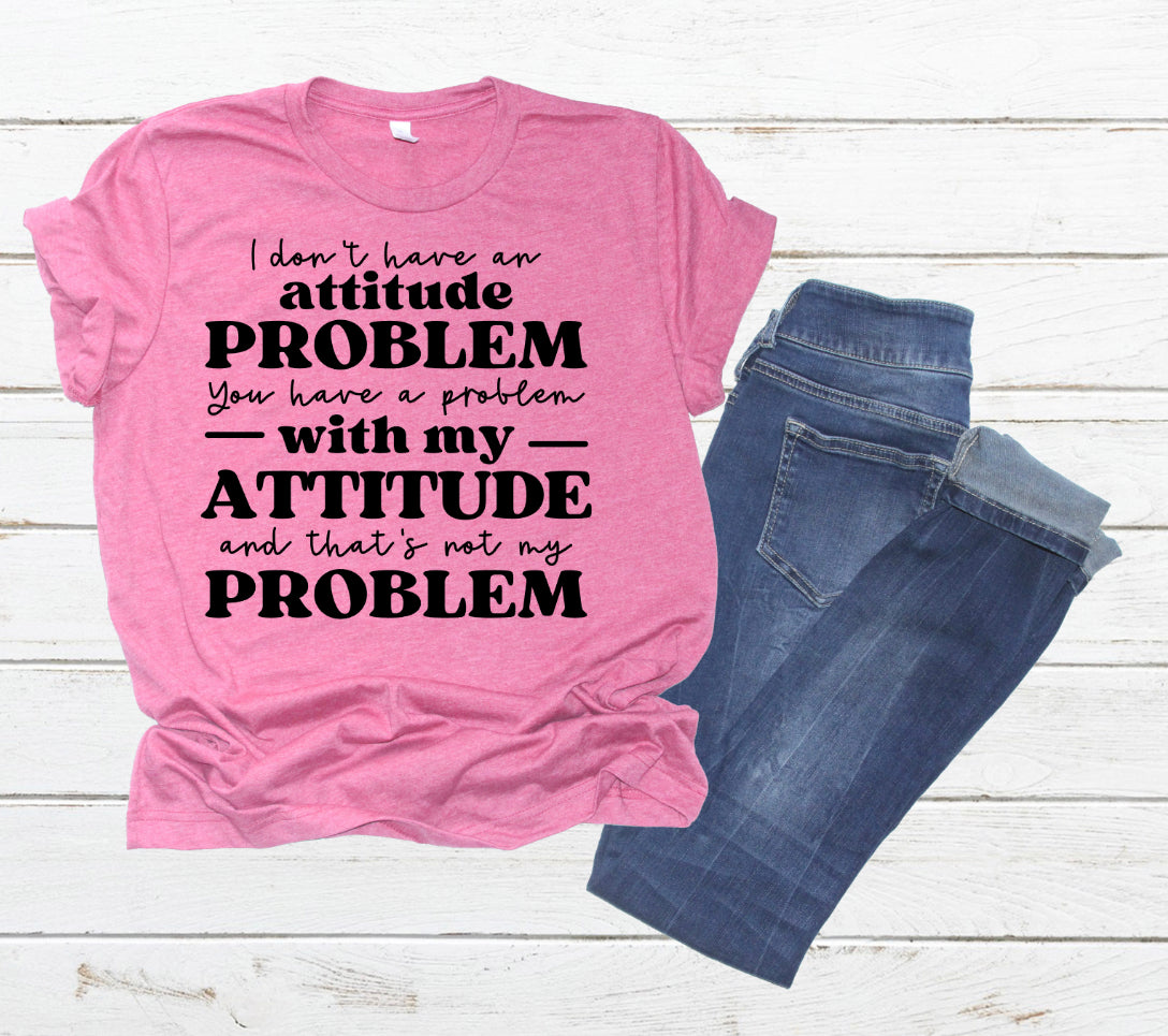 I don’t have an Attitude problem  -DTF