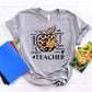 Teacher leopard apple-DTF