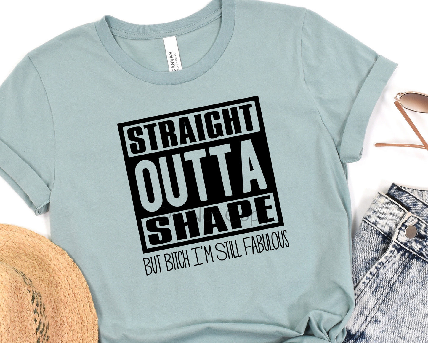 Straight outta shape-DTF