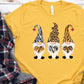 3 gnomes animal print DTF