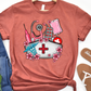Nurse hat and medical supplies-DTF