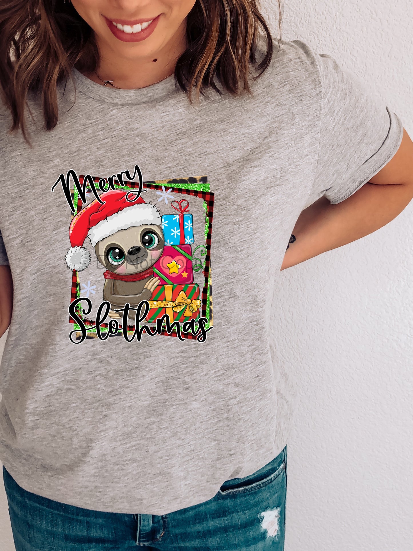 Merry slothmas-DTF