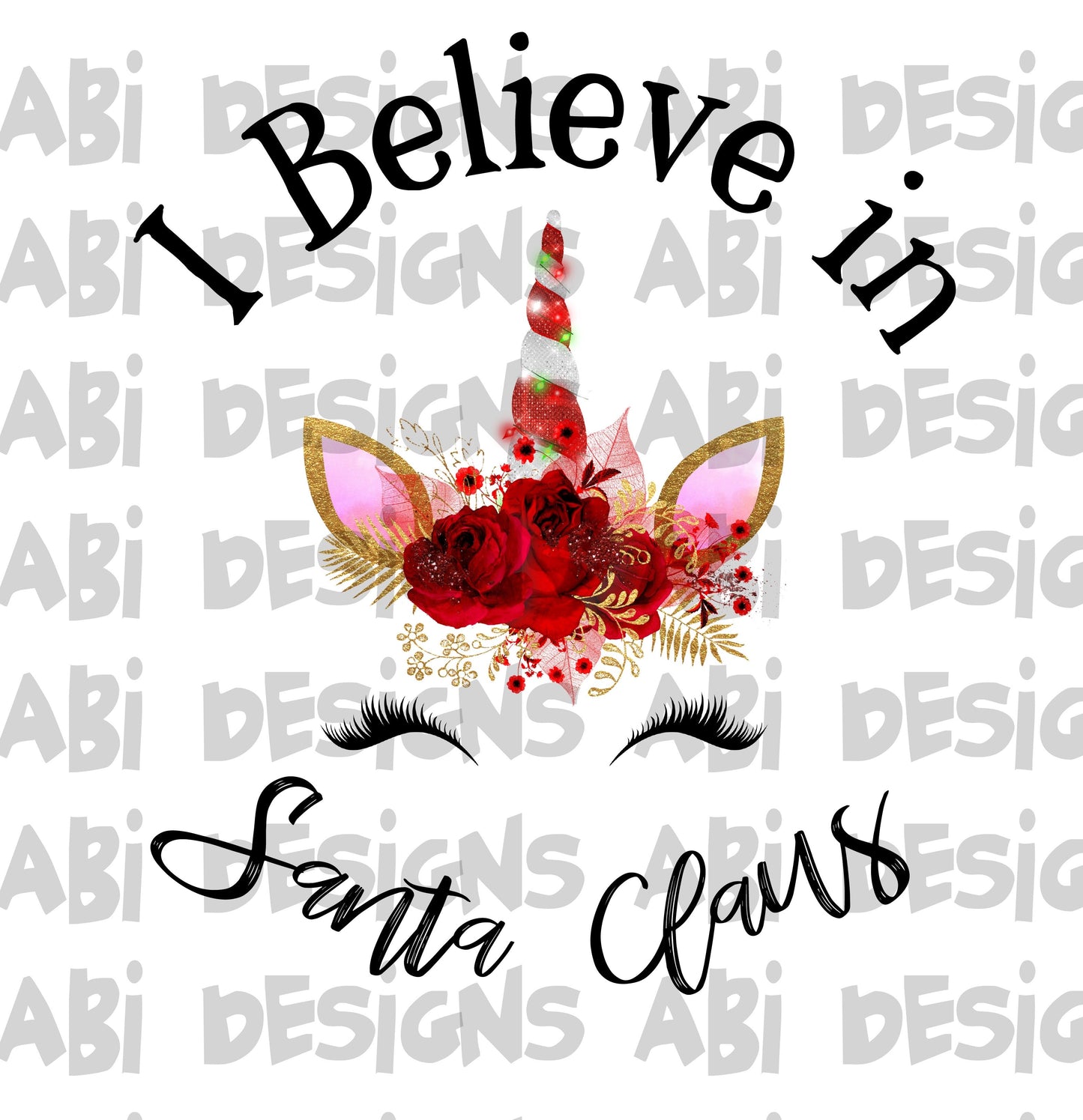 I believe in Santa Claus-Sublimation