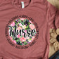 Nurse powerful caring floral-DTF