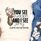 You see Rudolph and I see jerky-DTF