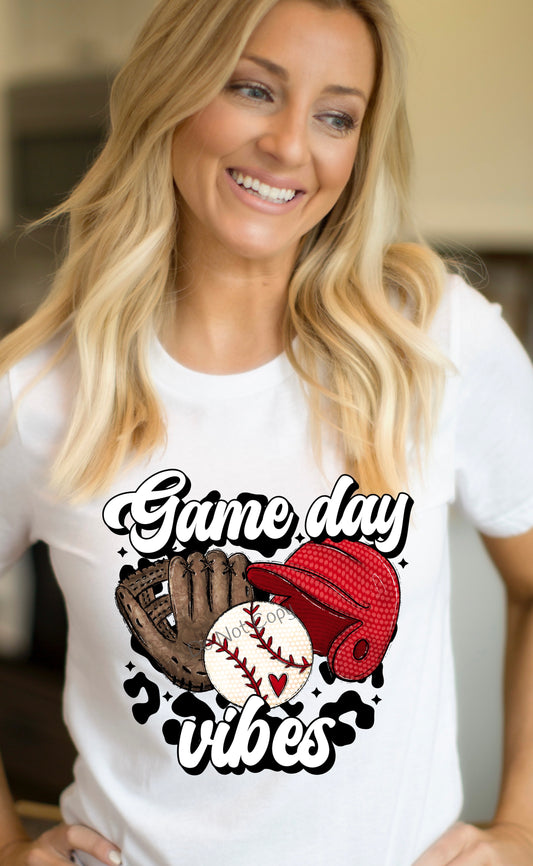 Game day vibes Baseball equipment-DTF
