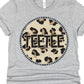 Teetee Leopard circle- DTF