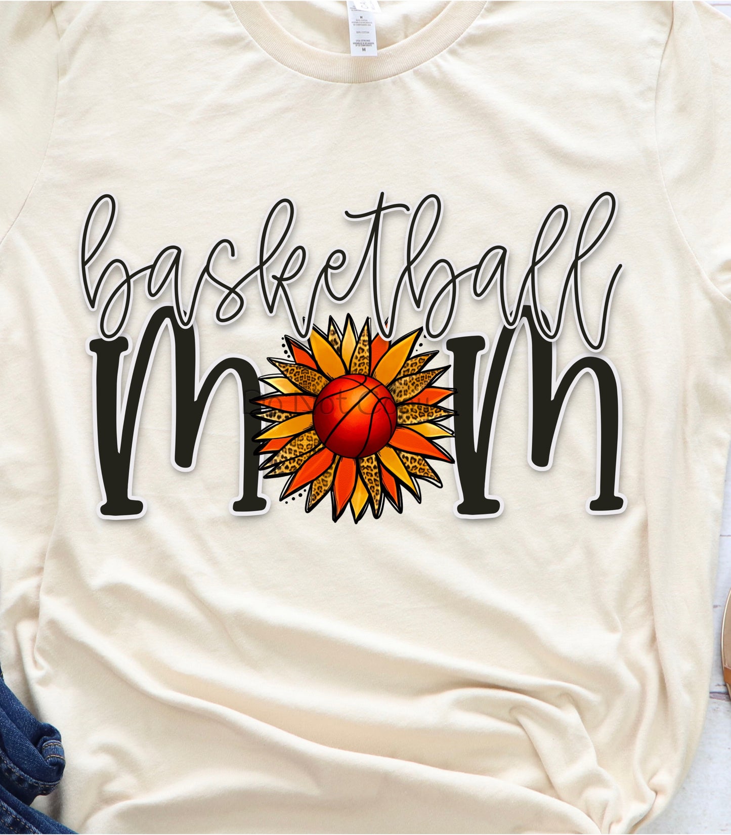 Basketball mom flower-  DTF