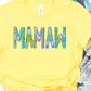 Mamaw floral and stripe-DTF