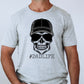 Dadlife skull with cap- DTF