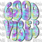 Good vibes tie dye-DTF