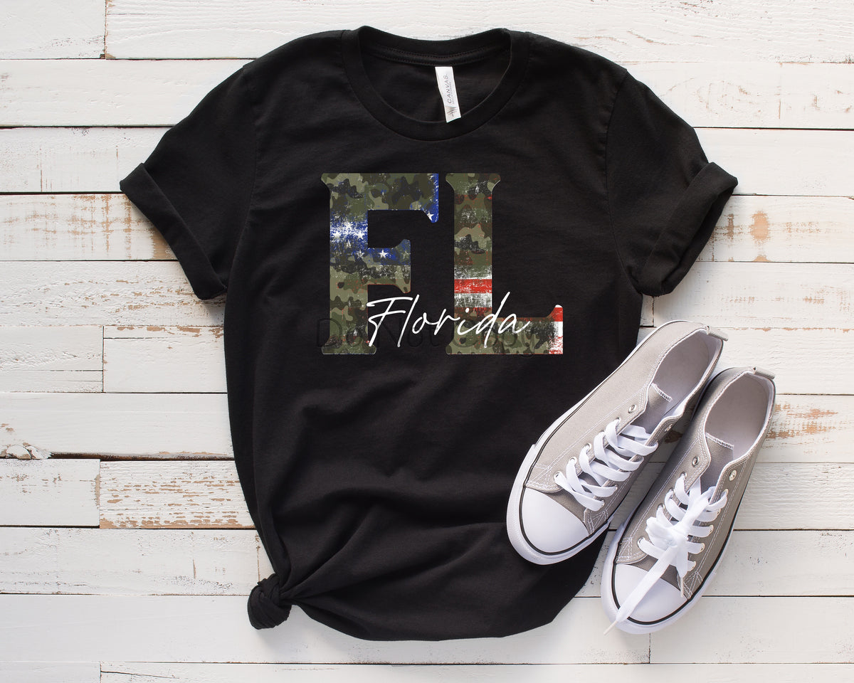 FL Florida camo flag-DTF