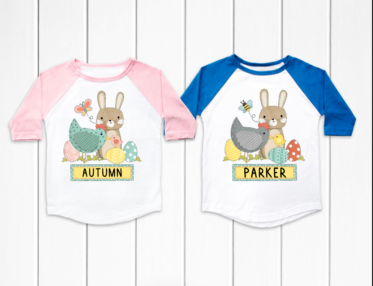 Kids Custom Easter Designs with Names-DTF