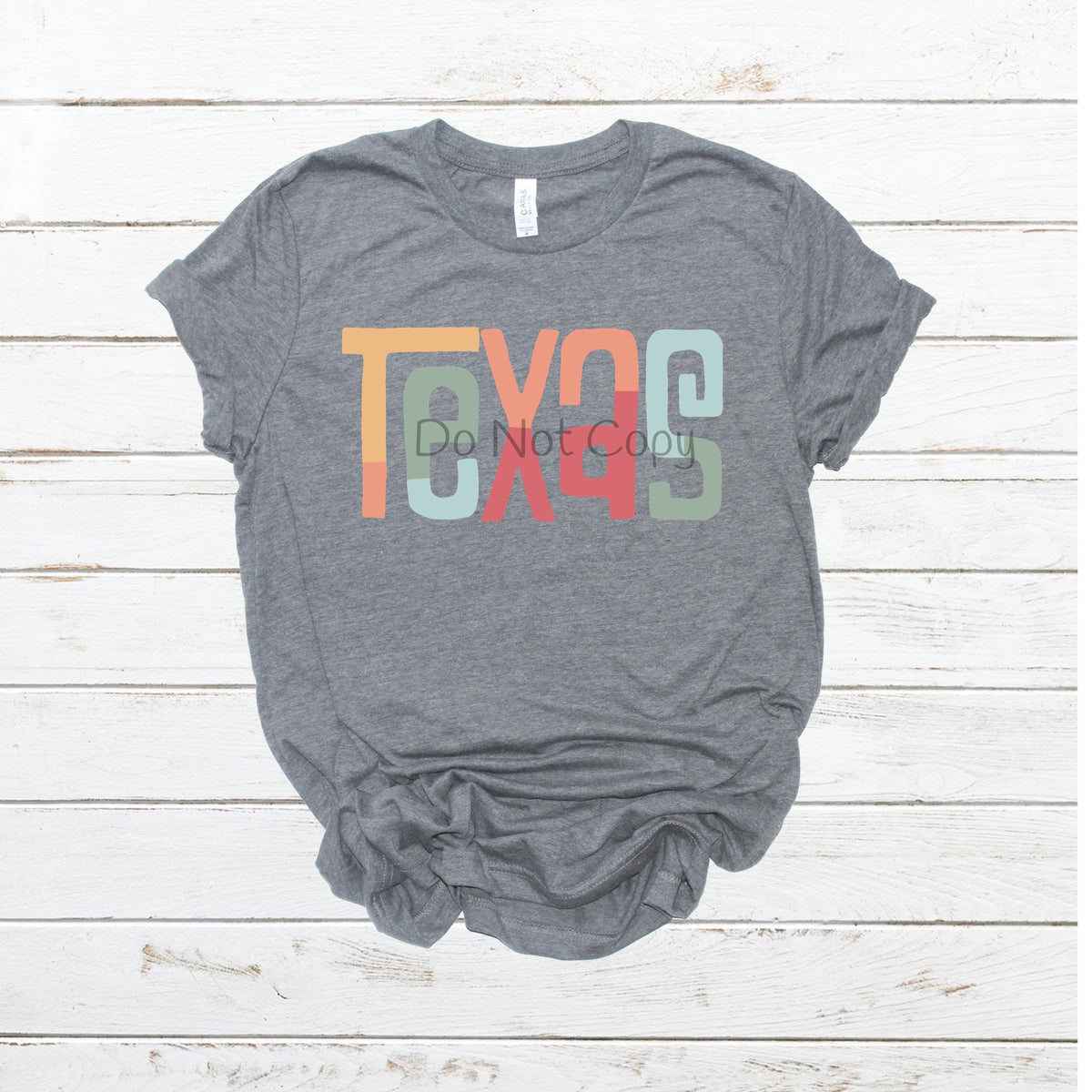 Texas multi colored-DTF