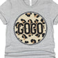 Gogo Leopard circle- DTF