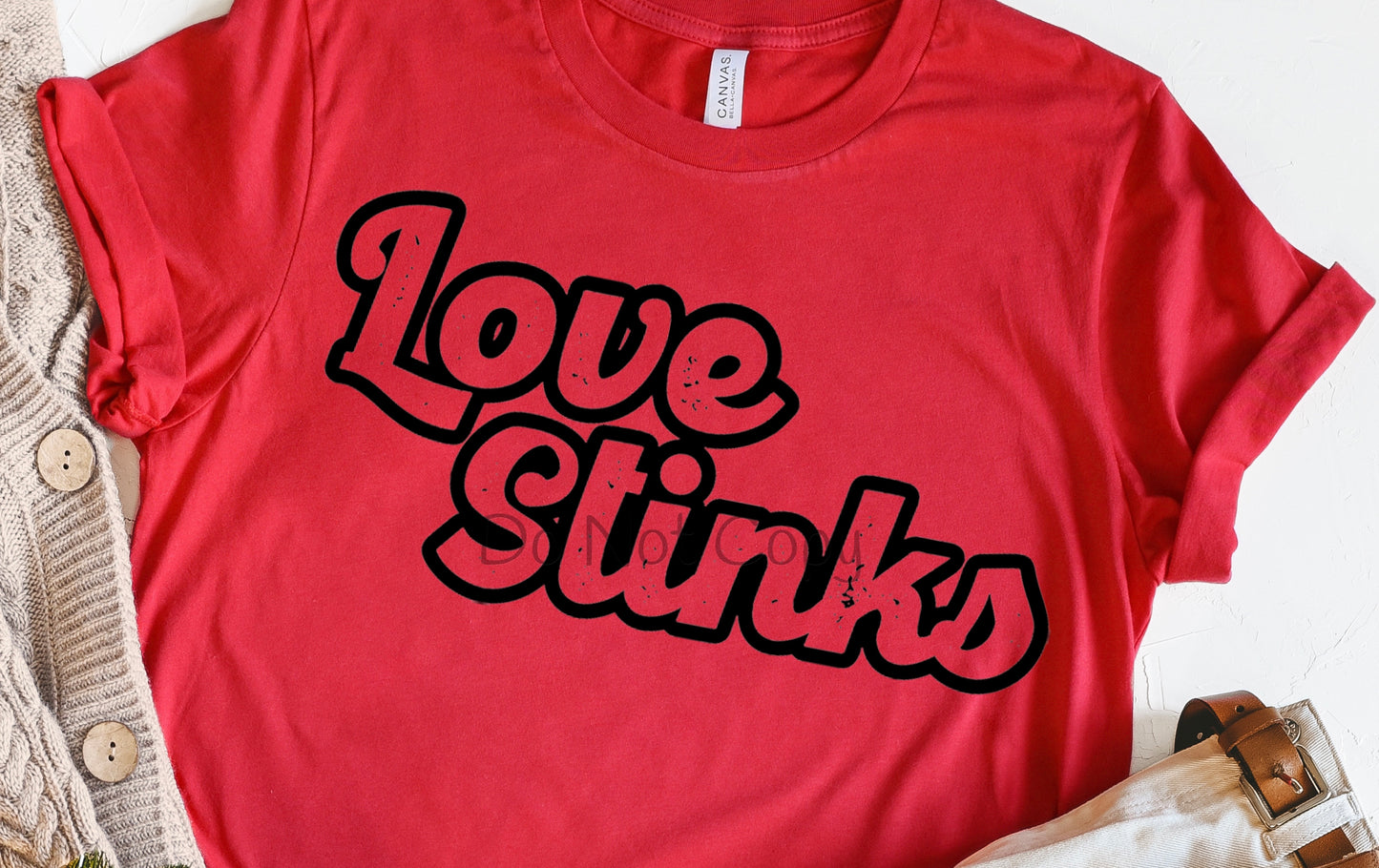 Love stinks-Screen Print