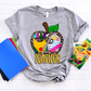 Teacher supplies crayons apple-DTF