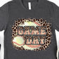 Game day baseball yellow leopard-DTF
