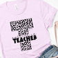 School single color leopard special Ed teacher-DTF