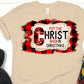 Put the Christ back in Christmas buffalo plaid-DTF