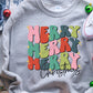 Merry merry merry colorful Christmas - DTF