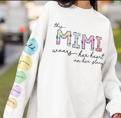This “custom name” wears her heart on her sleeve-DTF