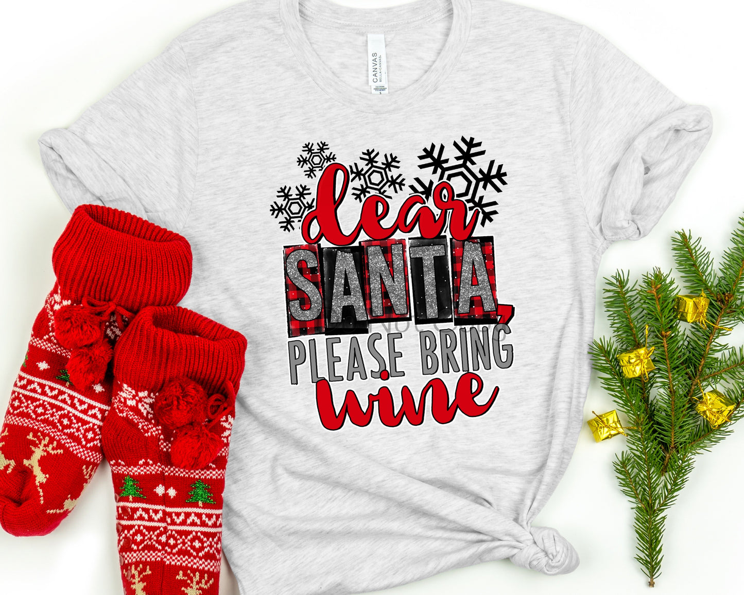 Dear Santa please bring wine-DTF