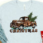 Christmas Leopard truck DTF
