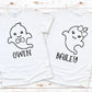 Ghost custom transfer (can be colored in by your kiddos) -DTF
