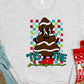 Tis the season chocolate Christmas cake-DTF