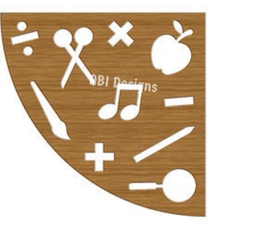 School sleeve Stencil