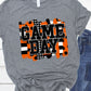 Game day orange black-DTF