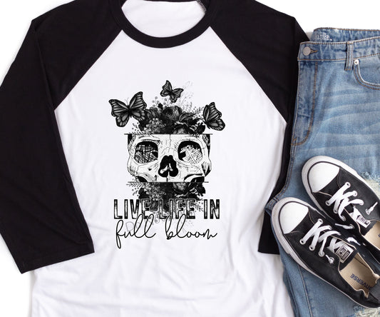 Live life in full bloom-DTF
