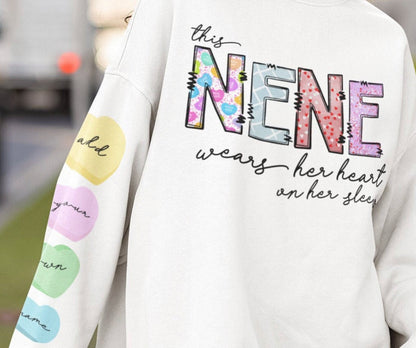 This “custom name” wears her heart on her sleeve-DTF