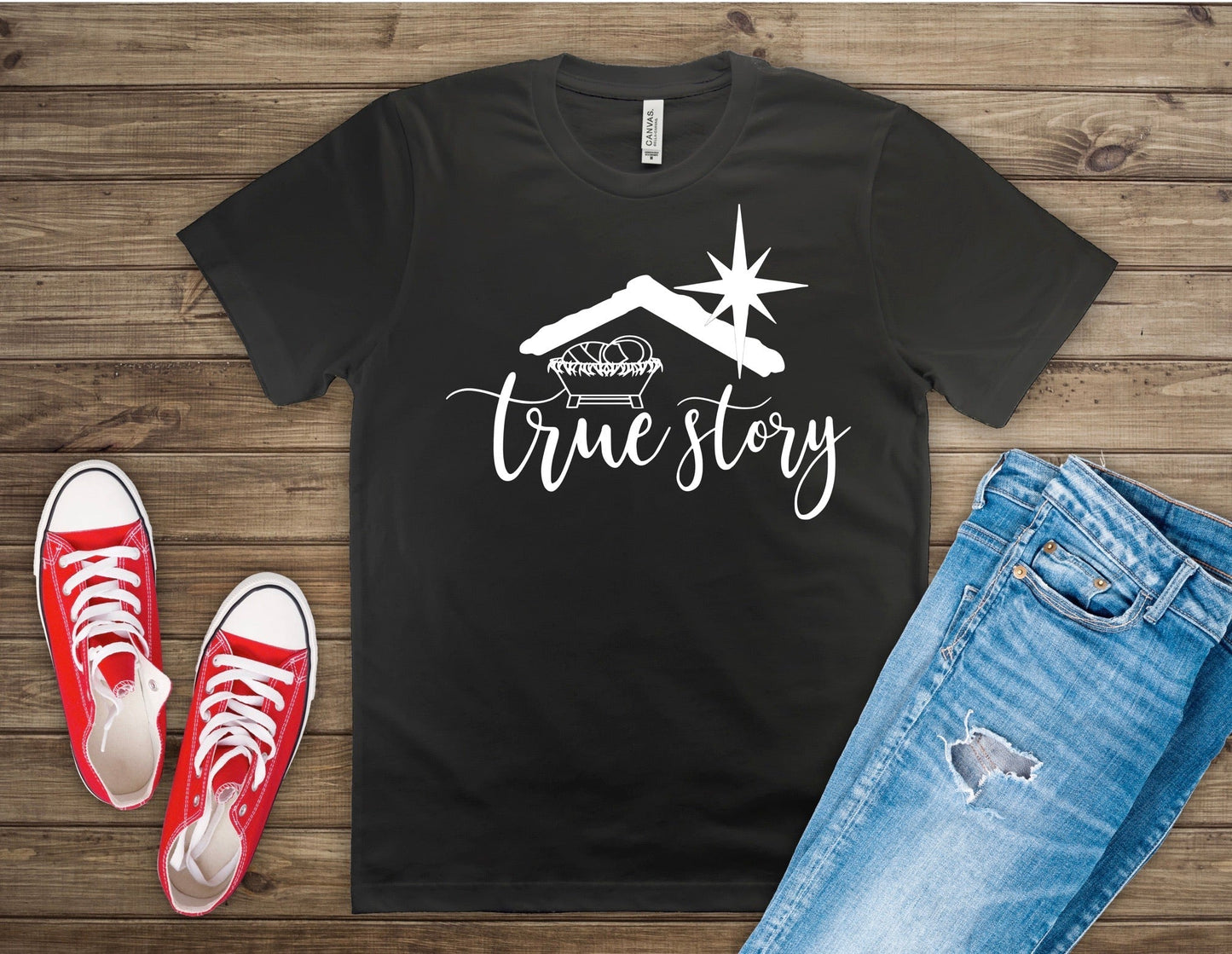 True story -Screen Print