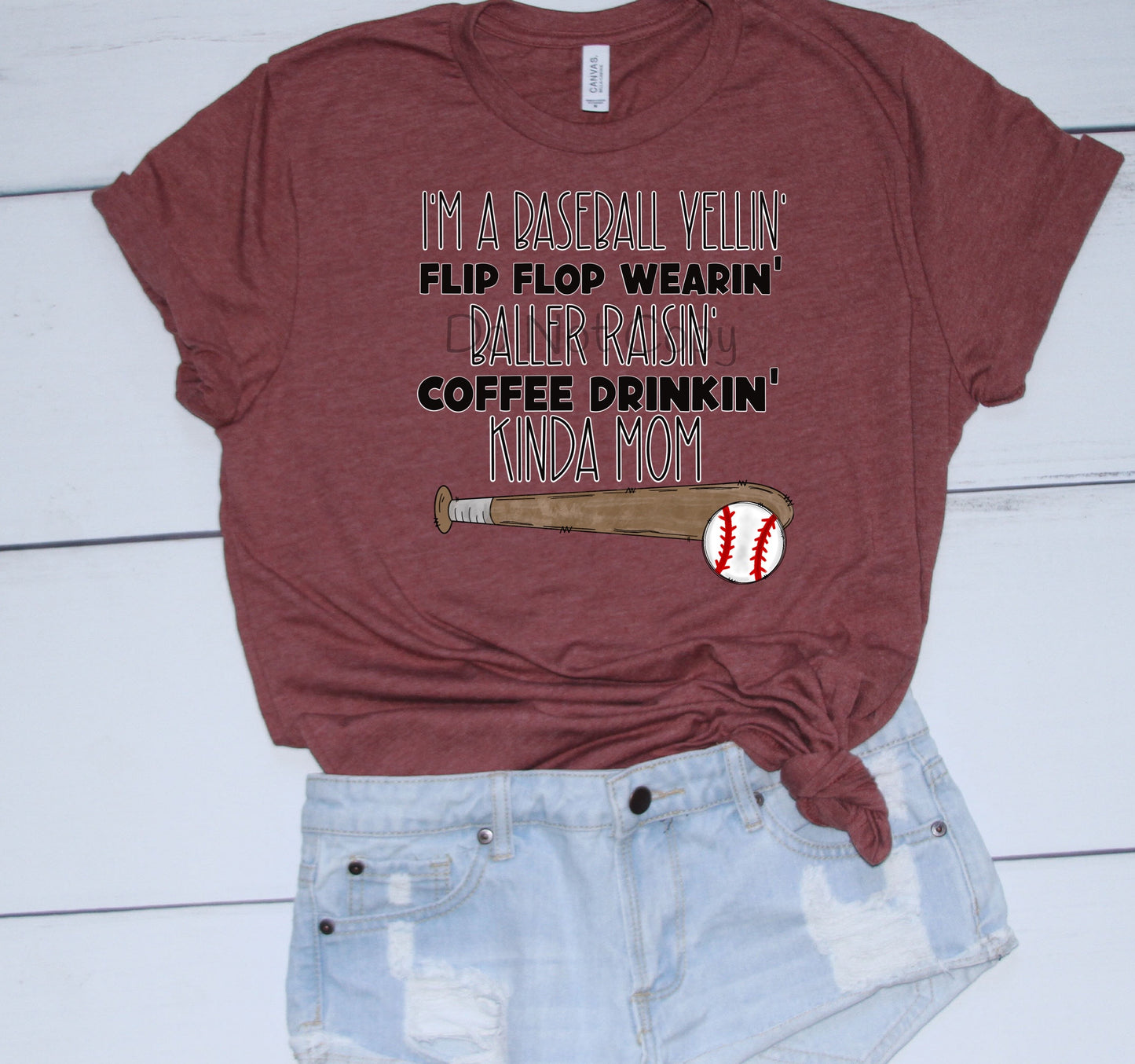 Baseball yellin’ coffee drinkin-DTF