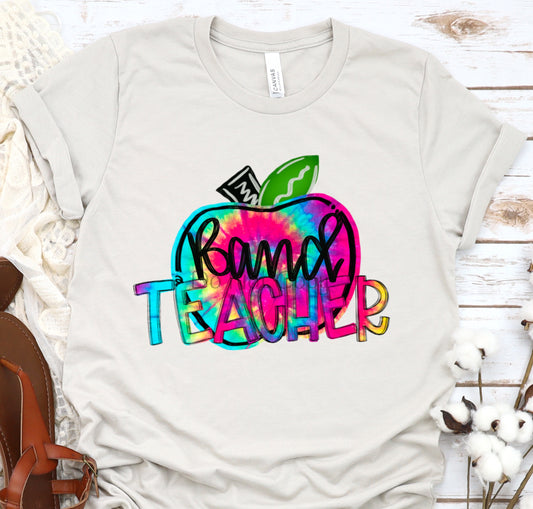 Band teacher tie dye- DTF