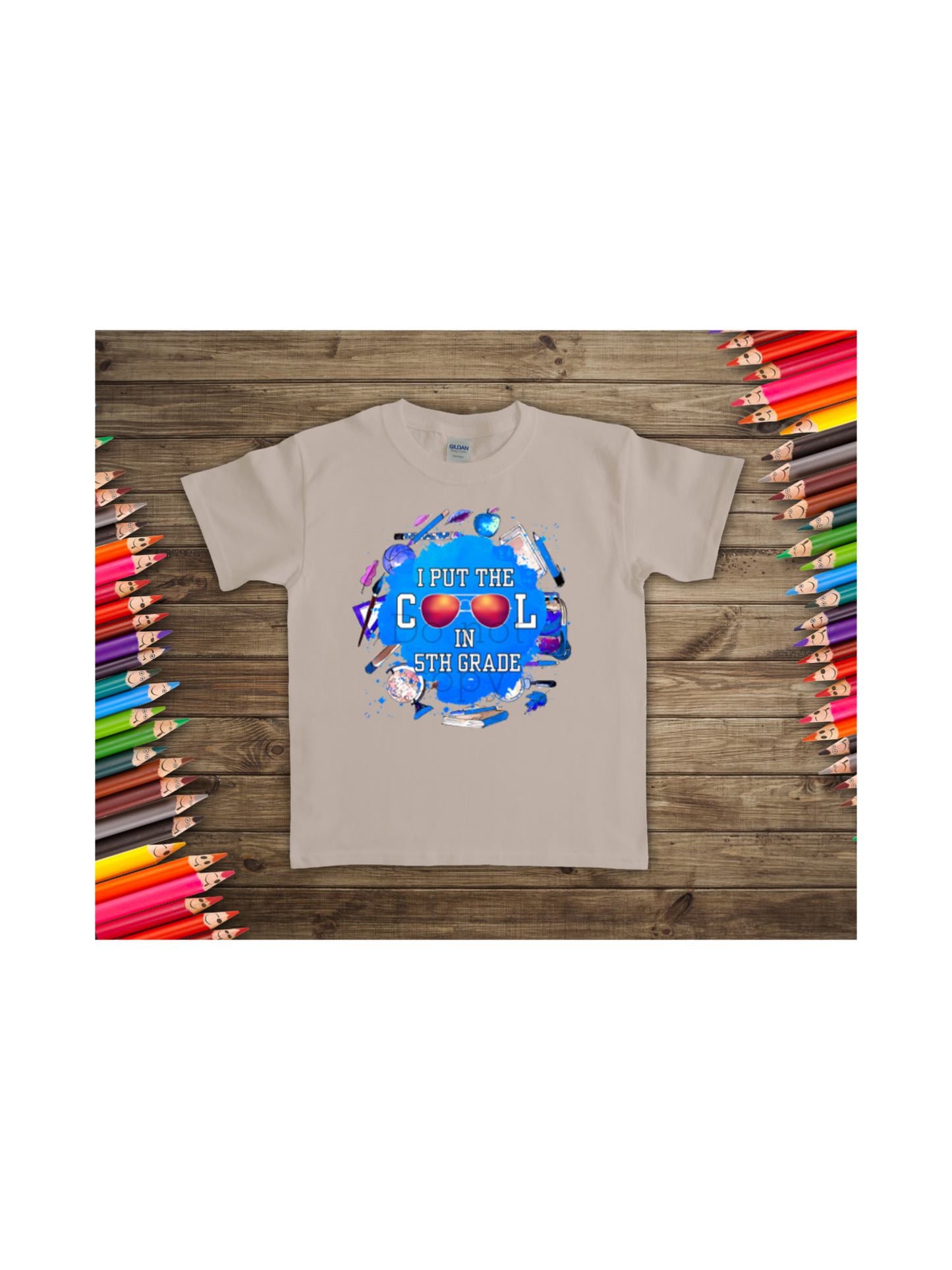 I put the cool in 5th grade blue- DTF