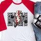 Game day baseball lightning bolt-DTF