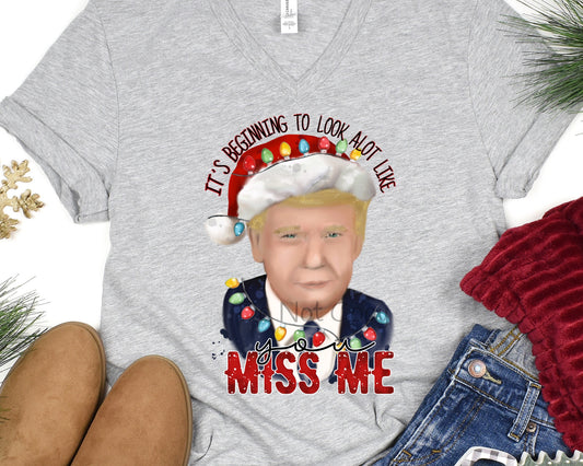 It’s beginning miss me Trump Christmas-Screen Print