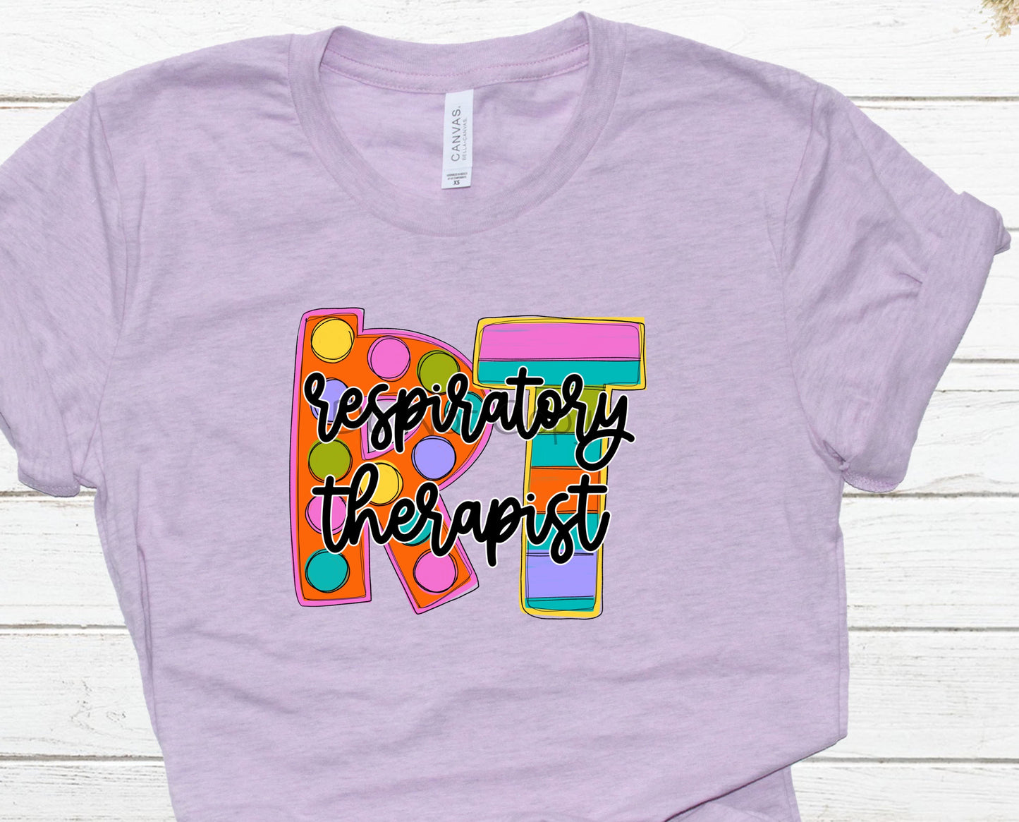 Funky block occupation respiratory therapist-DTF