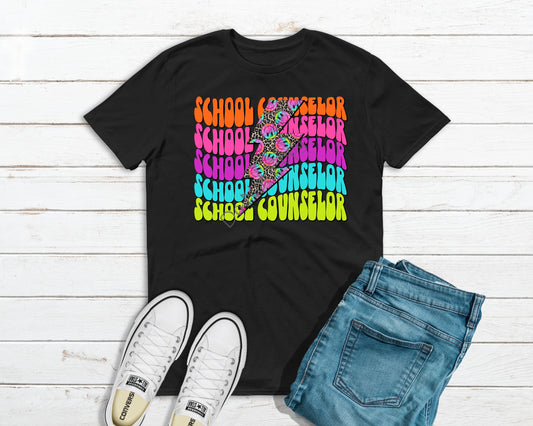 School counselor lightning bolt-DTF