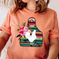 Serape tag show chicken-DTF