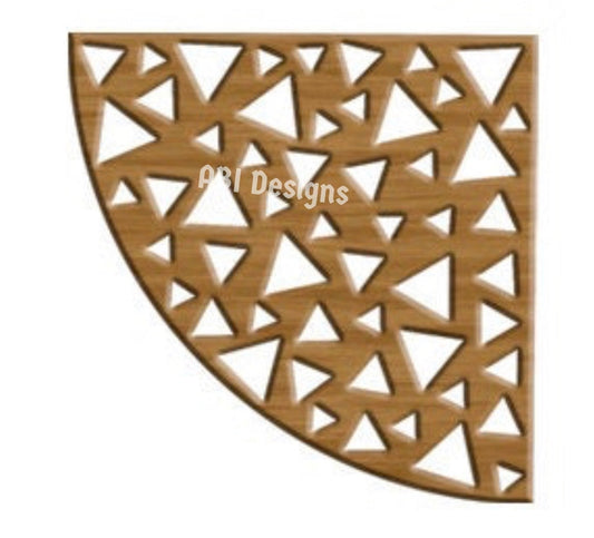 Triangles Sleeve Stencil