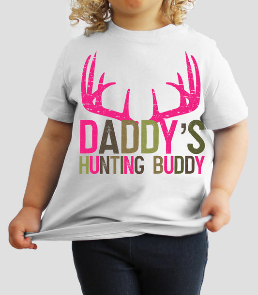 Daddy’s hunting buddy- pink-DTF
